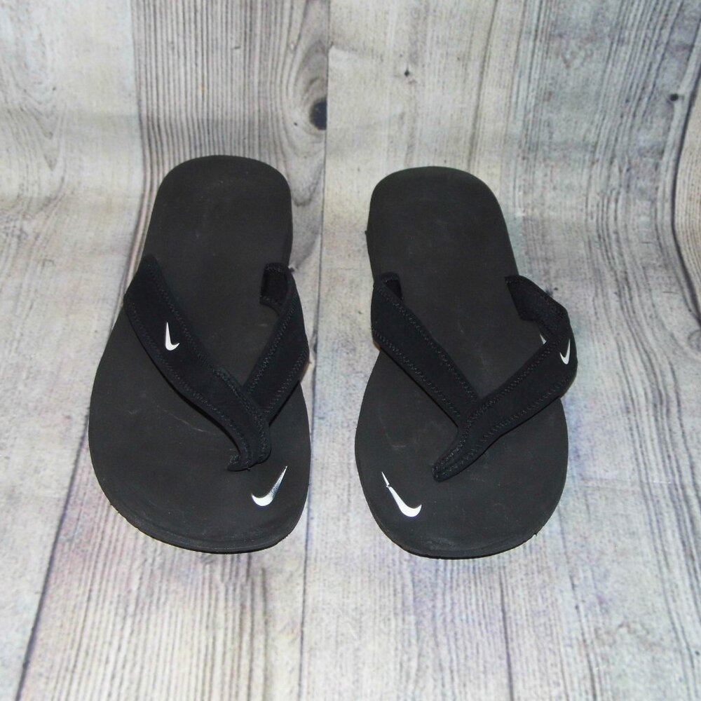 NIKE Celso Girl Black Thong Sandals Womens Size 11 - Picture 4 of 7